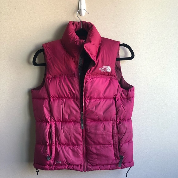 The North Face Jackets & Blazers - Magenta North Face Down Vest 700